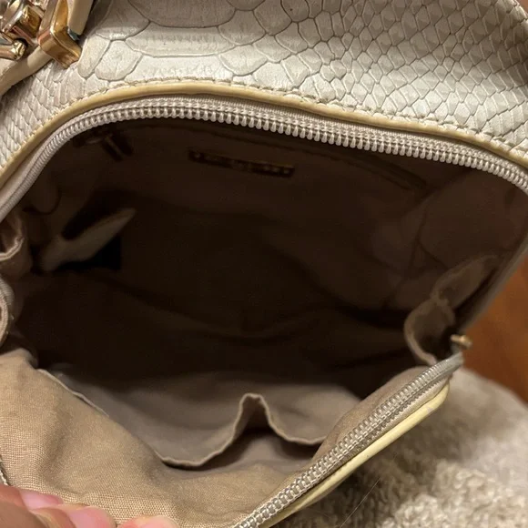 Cream Mini adjustable Backpack - David Jones - Picture 4 of 8